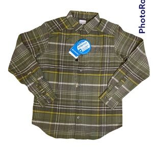 NWT Men’s Columbia Flannel Button Down Size S
